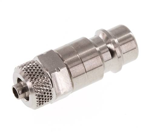 Acero inoxidable 316L DN 7,2 (Euro) Tapón de acoplamiento de aire Tuerca de unión de 4x6 mm