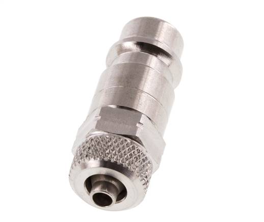 Acero inoxidable 316L DN 7,2 (Euro) Tapón de acoplamiento de aire Tuerca de unión de 4x6 mm