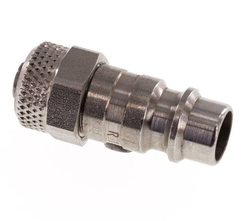 Acero inoxidable 316L DN 7,2 (Euro) Tapón de acoplamiento de aire Tuerca de unión 6x8 mm