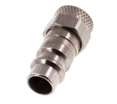 Acero inoxidable 316L DN 7,2 (Euro) Tapón de acoplamiento de aire Tuerca de unión 6x8 mm