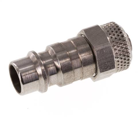 Acero inoxidable 316L DN 7,2 (Euro) Tapón de acoplamiento de aire Tuerca de unión 6x8 mm