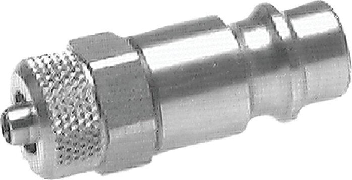 Acero inoxidable 316L DN 7,2 (Euro) Enchufe de acoplamiento de aire Tuerca de unión de 8x10 mm Cierre doble