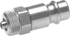 Acero inoxidable 316L DN 7,2 (Euro) Enchufe de acoplamiento de aire Tuerca de unión de 8x10 mm Cierre doble