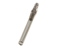 Latón niquelado DN 7,2 (Euro) Tapón de acoplamiento de aire Tuerca de unión 6x8 mm Bend-Protect