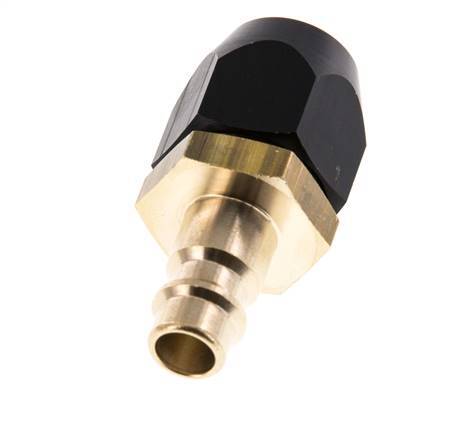 Brass DN 7.2 (Euro) Air Coupling Plug 8x14 mm Union Nut