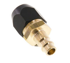 Brass DN 7.2 (Euro) Air Coupling Plug 9x15 mm Union Nut