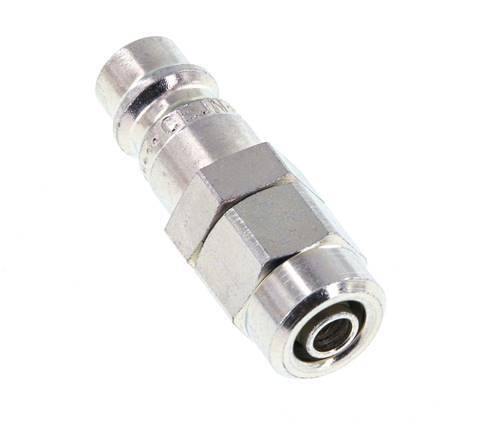 Acero endurecido DN 7.2 (Euro) Tapón de acoplamiento de aire 5x8 mm (streamline) Tuerca de unión