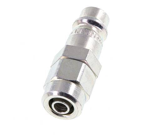 Acero endurecido DN 7.2 (Euro) Tapón de acoplamiento de aire 5x8 mm (streamline) Tuerca de unión