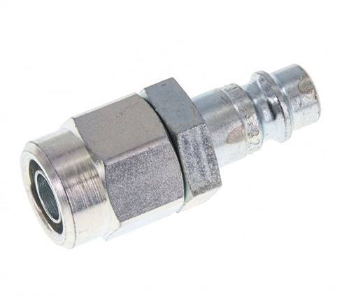 Acero endurecido DN 7.2 (Euro) Tapón de acoplamiento de aire 8x12 mm (streamline) Tuerca de unión