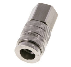 Acoplamiento de aire de acero inoxidable DN 10 Enchufe G 3/8 pulgadas Hembra de doble cierre