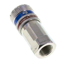 Acero/latón DN 10.4 Enchufe de seguridad para aire comprimido G 3/8 pulgadas hembra