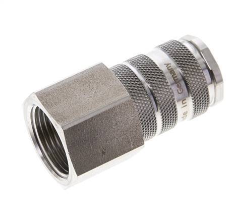 Stainless Steel 316L DN 10 Air Coupling Socket G 3/4 inch Female