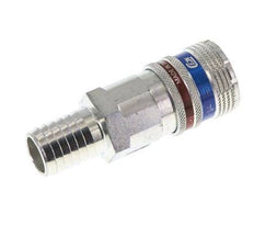 Steel/brass DN 10.4 Safety Air Coupling Socket 16 mm Hose Pillar