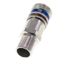 Steel/brass DN 10.4 Safety Air Coupling Socket 19 mm Hose Pillar