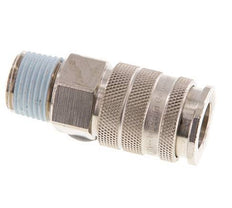 Nickel-plated Brass DN 10 Air Coupling Socket R 1/2 inch Male