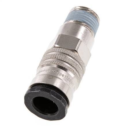 Steel/brass DN 10 Air Coupling Socket R 1/2 inch Male