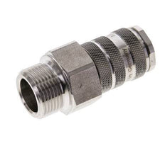 Stainless Steel 316L DN 10 Air Coupling Socket G 3/4 inch Male