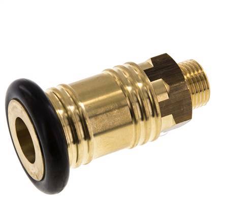 Brass DN 12 Air Coupling Socket G 1/2 inch Male