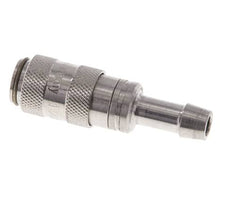 Acero inoxidable 316L DN 2,7 (Micro) Racor de acoplamiento de aire 4 mm Pilar de manguera Doble cierre