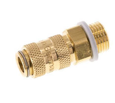 Brass DN 2.7 (Micro) Air Coupling Socket G 1/8 inch Male