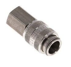 Acero inoxidable 316L DN 5 Acoplamiento de aire Enchufe G 1/8 pulgadas Hembra Doble Cierre