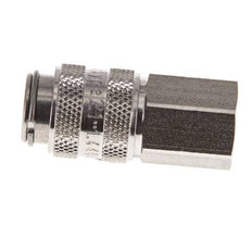 Acero inoxidable 316L DN 5 Acoplamiento de aire Enchufe G 1/8 pulgadas Hembra Doble Cierre