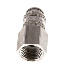 Acero inoxidable 316L DN 5 Acoplamiento de aire Enchufe G 3/8 pulgadas Hembra Doble Cierre