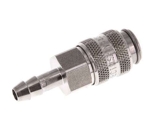 Acero inoxidable 316L DN 5 Acoplamiento de aire Pilar de manguera de 4 mm