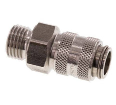 Stainless steel DN 5 Air Coupling Socket G 1/4 inch Male