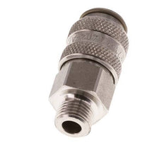 Acero inoxidable 306L DN 5 Acoplamiento de aire Enchufe G 1/8 pulg Macho