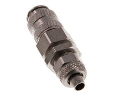 Acoplamiento de aire de acero inoxidable DN 5 Tuerca de unión de 6x8 mm Pasamuros