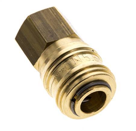 Brass DN 5.5 (Orion) Air Coupling Socket G 1/4 inch Female
