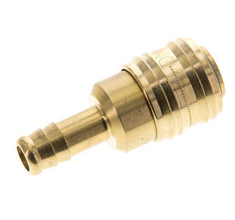 Brass DN 5.5 (Orion) Air Coupling Socket 10 mm Hose Pillar