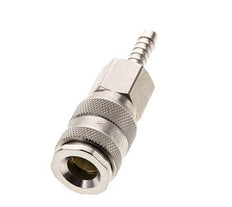 Latón niquelado DN 5,5 (Orion) Racor de acoplamiento de aire Pilar de manguera de 6 mm