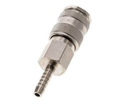 Latón niquelado DN 5,5 (Orion) Racor de acoplamiento de aire Pilar de manguera de 6 mm