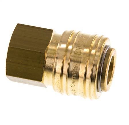Brass DN 7.2 (Euro) Air Coupling Socket G 3/8 inch Female