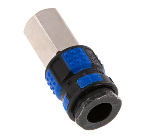 Latón niquelado DN 7.8 Acoplamiento de aire Enchufe G 3/8 pulgadas Hembra