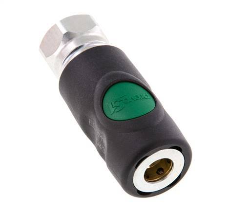 Composite material DN 7.4 Safety Air Coupling Socket with Push Button G 1/2 inch Female