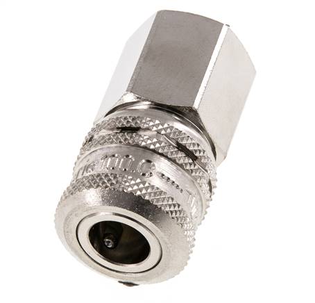 Acero DN 7.2 (Euro) Acoplamiento de aire de seguridad Enchufe G 1/2 pulgada Hembra