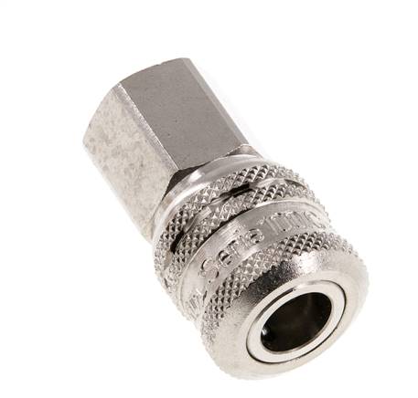 Acero DN 7.2 (Euro) Acoplamiento de aire de seguridad Enchufe G 1/4 pulgada Hembra