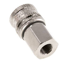 Acero DN 7.2 (Euro) Acoplamiento de aire de seguridad Enchufe G 1/4 pulgada Hembra