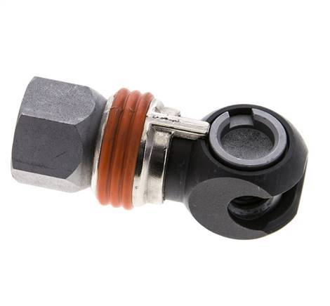 Steel DN 8 Safety Air Coupling Socket G 1/2 inch Female