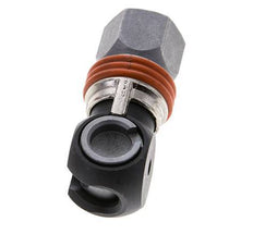 Steel DN 8 Safety Air Coupling Socket G 1/2 inch Female