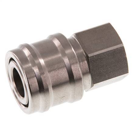 Stainless steel DN 7.2 (Euro) Air Coupling Socket G 3/8 inch Female