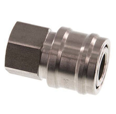 Acero inoxidable DN 7,2 (Euro) Acoplamiento de aire Enchufe G 1/4 pulgada Hembra Doble cierre