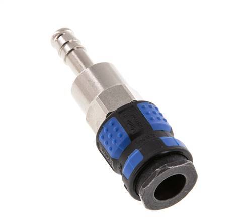 Nickel-plated Brass DN 7.8 Air Coupling Socket 8 mm Hose Pillar