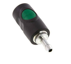 Material compuesto DN 7.4 Enchufe de seguridad de anclaje de aire con botón pulsador Pilar de manguera de 8 mm