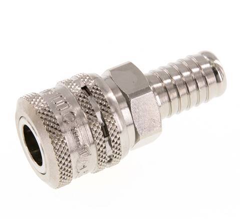 Acero DN 7.2 (Euro) Enchufe de seguridad para aire comprimido Pilar de manguera de 13 mm