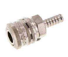 Acero DN 7.2 (Euro) Enchufe de seguridad para aire comprimido Pilar para manguera de 8 mm