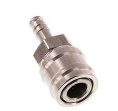 Stainless steel DN 7.2 (Euro) Air Coupling Socket 8 mm Hose Pillar